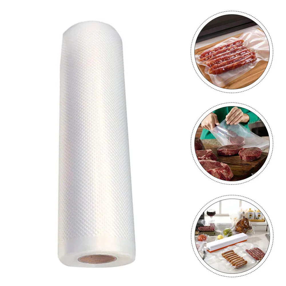 

2 Rolls of Food Storage Bags Kitchen Food Fresh-keeping Vacuum Wrapping Bags