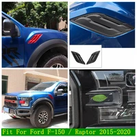 accessories exterior front head lights lamps eyelid fender vent outlet overlay cover trim for ford f 150 raptor 2015 2020