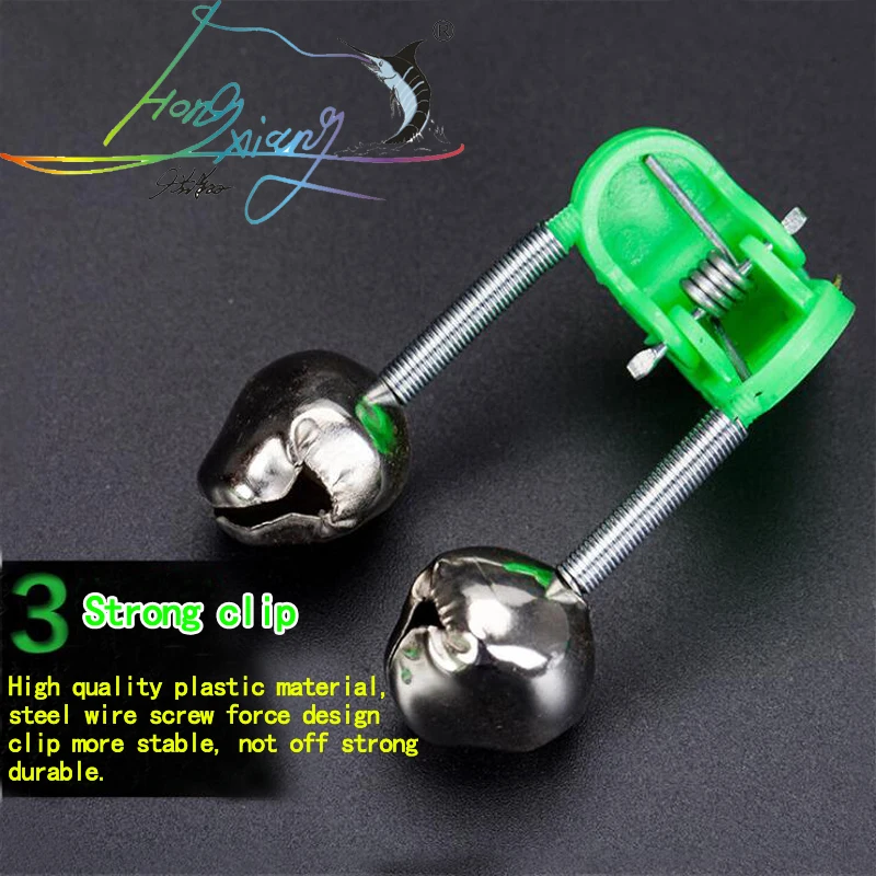 5 шт./лот 10 рыболовные сигнализаторы клева для удочки колокольчики зажим удилища