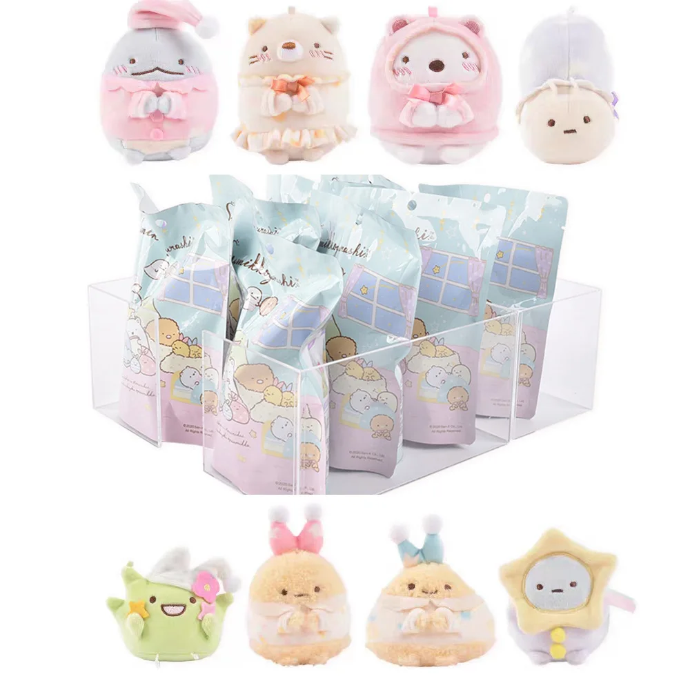 

10CM Cartoon Anime Pajamas SumikkoGurashi Plush Toy Blind Bag Cute Soft Stuffed Pendant Toy Blind Box Doll Girls Surprise Gift