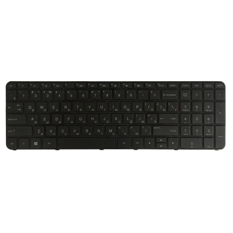 Русская черная клавиатура для HP Pavilion 15 B b000 b100 15T 15t 15Z B183 B058SR U36 RU с рамкой|keyboard for