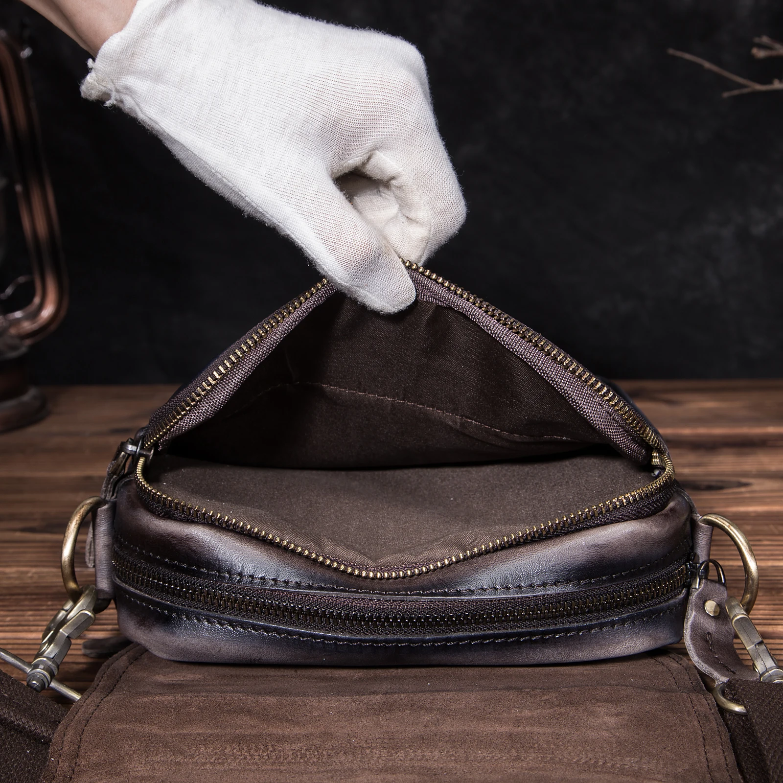 Оригинальная кожаная мужская модная повседневная сумка-мессенджер Mochila, дизайнерская сумка через плечо, сумка для планшета, мужская сумка 152-dc