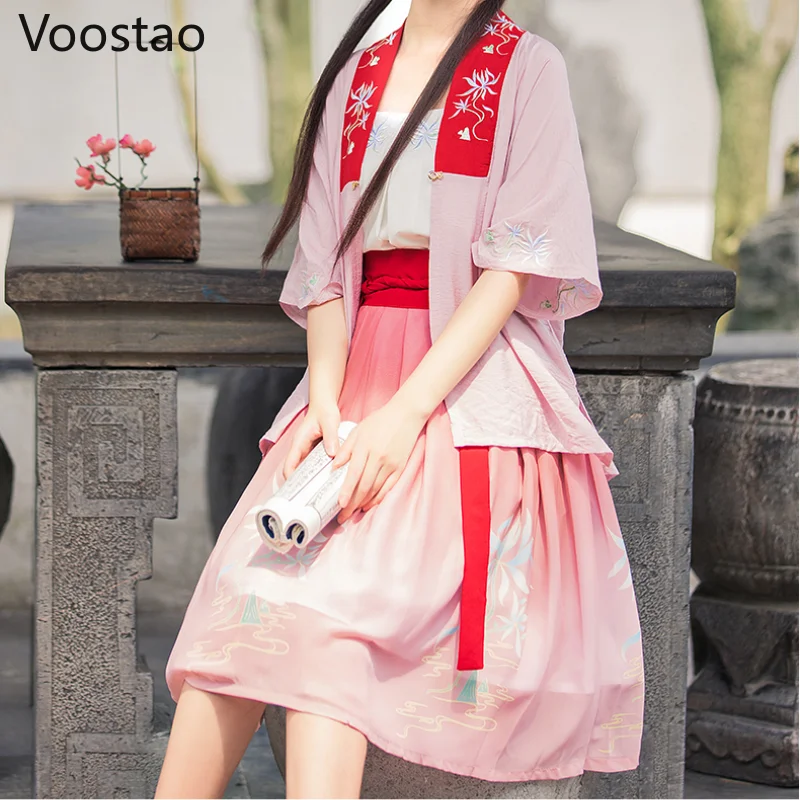 Женское элегантное платье ханьфу в китайском стиле костюм для традиционных