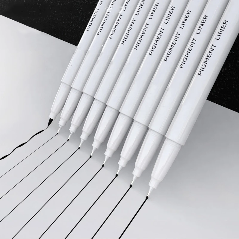 9 шт. ручки с черным вкладышем для рисования детей и студентов | Канцтовары офиса