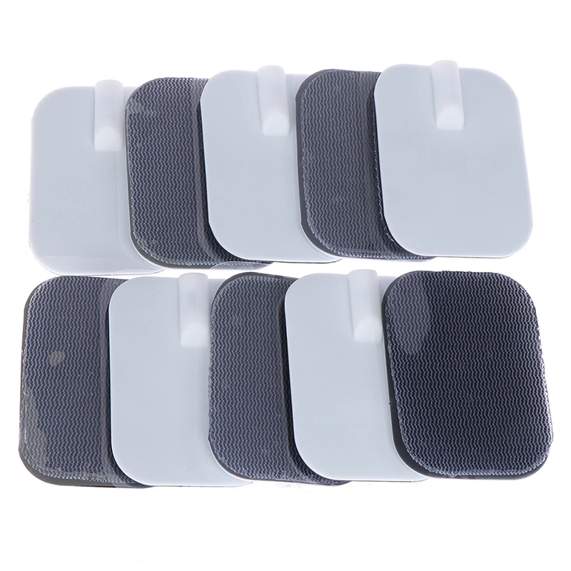 

10pcs Electric Body Therapy Massager Machine 4 X 6 cm Pins Tens Electrode Pads Non-woven Adhesive Gel Electro Paste Stick