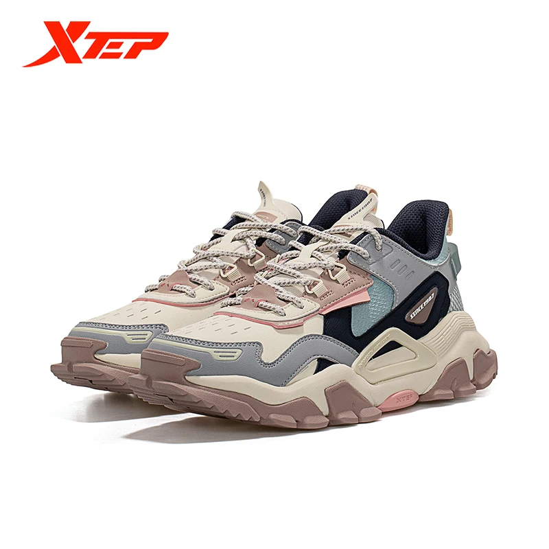 

Xtep [Chinoiserie] Women Sports Shoes Women's Casual Running Shoes Spring New Style Daddy Hiking Sneakers Female 879118320150
