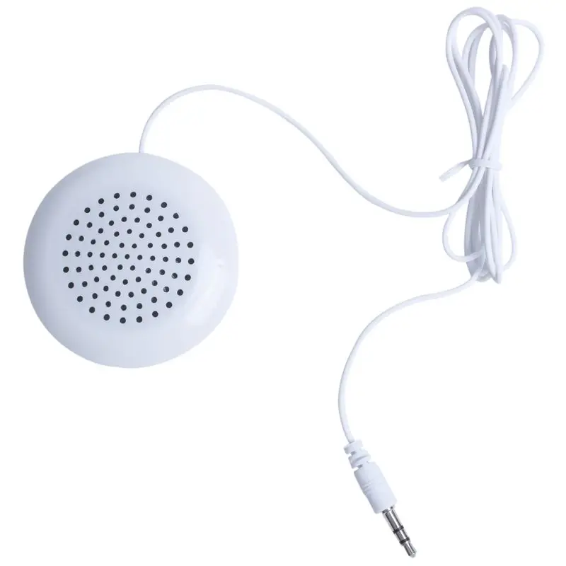 Новый 3 5 мм портативный мини динамик Pad для MP3 MP4 CD iPod Phone белый|Портативные колонки|