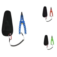 stainless steel fishing pliers scissors line cutter fishing pliers tool pliers hook remover braid line cutter