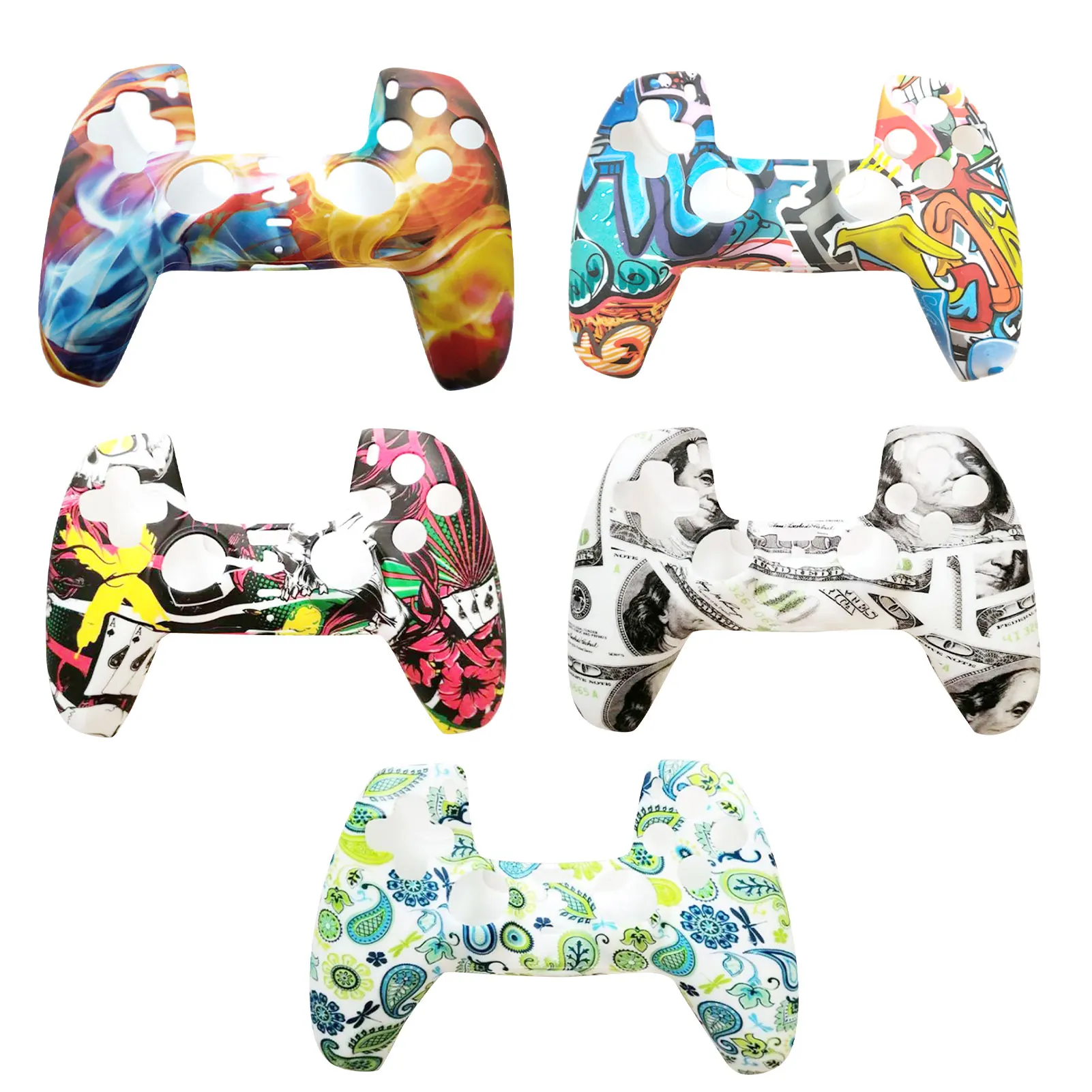 Силиконовый чехол для контроллера PS5 защитный геймпада Playstation 5