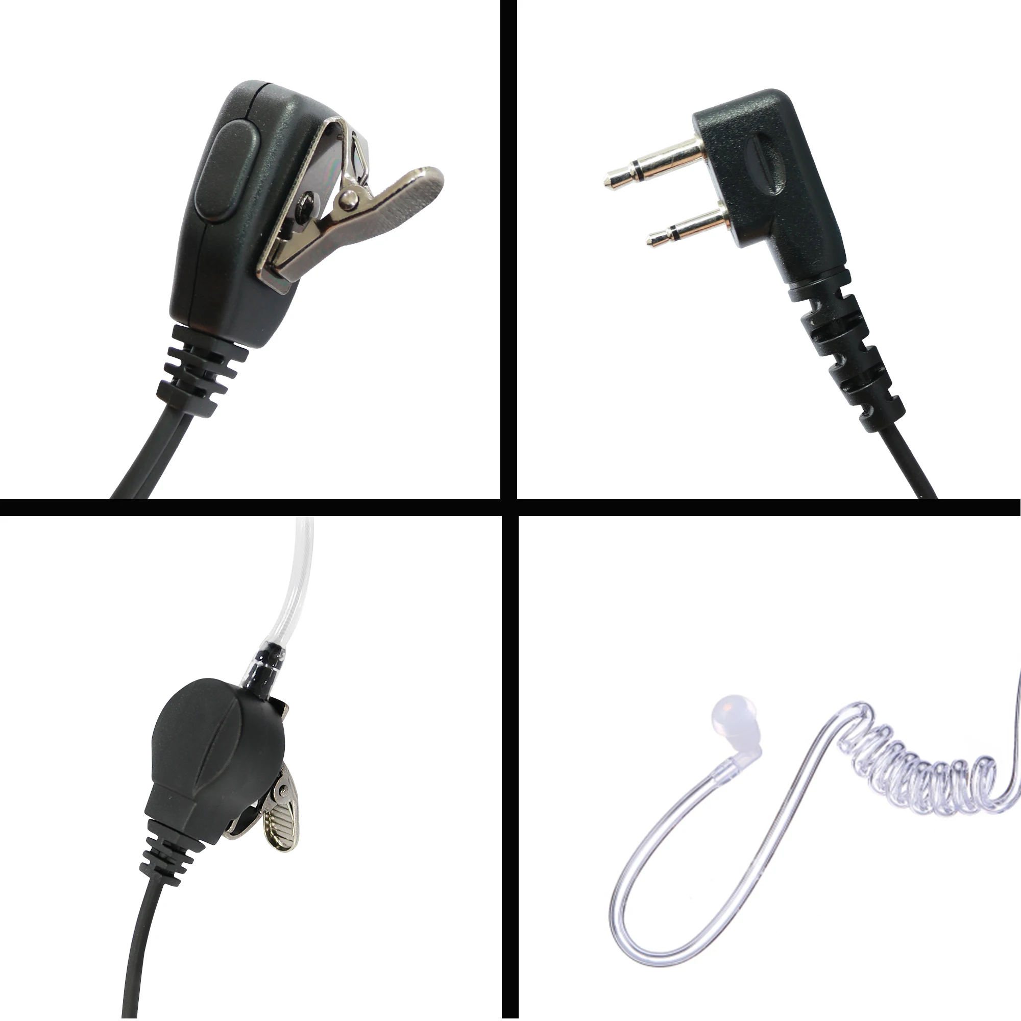 Auriculares de 1 Cable, micr&oacute;fono para ICOM IC-F4, IC-F34, IC-F43, IC-F44, IC-F3001, IC-F3003, IC-F4003, IC-F3023, port&aacute;til-3