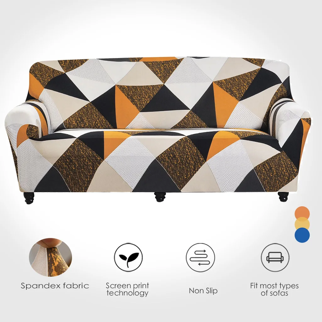 Чехол для дивана с эластичным принтом угловой чехол чехлы гостиной 1/2/3 местный