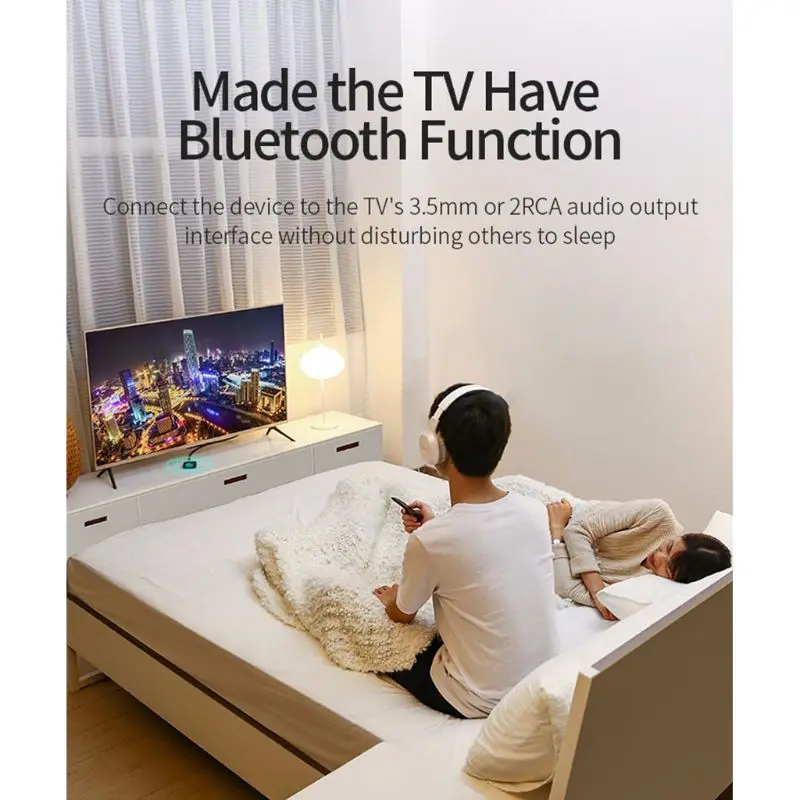 

NFC Desktop Bluetooth Receiver BT Transmitter Bluetooth 5.0 3.5mm AUX Jack RCA