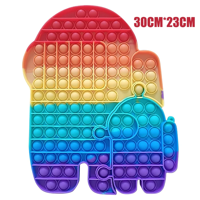 Большой размер 40 см 30 Popete Радужный Пузырь Игрушки для взрослых игрушки снятия