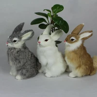 stuffed toys lovely simulation lifelike rabbit animal doll plush toy kids decorations birthday gift for children