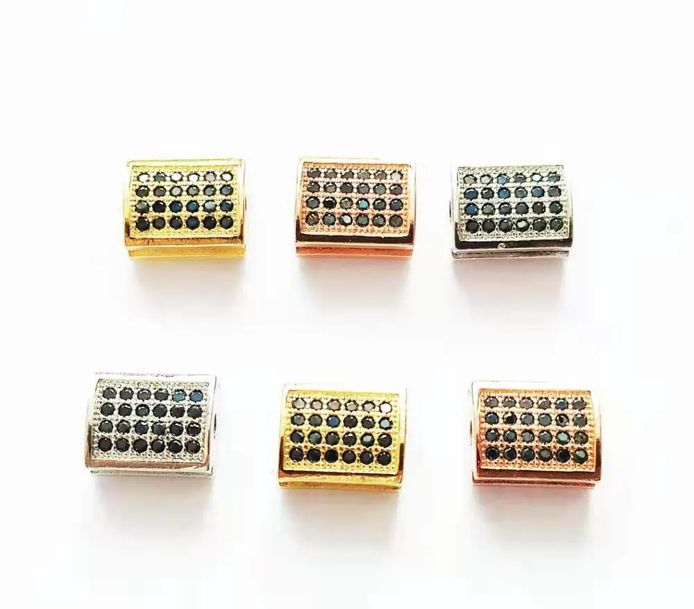

10pcs CZ bead spacers for women DIY jewelry accessories S26