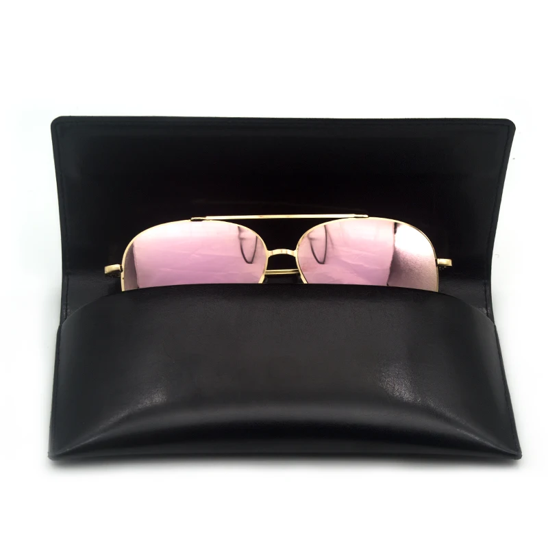 Прочные очки солнцезащитные чехол кожаные защита для хранения Винтажная сумочка