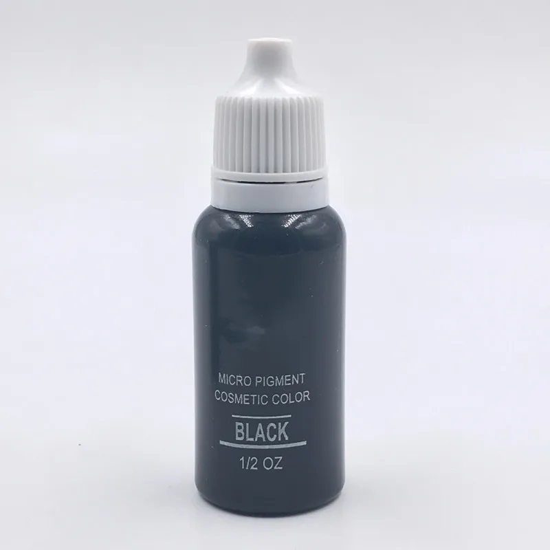 

5 pcs Micro Pigment Permanent Eyebrow Lip Eyelash Makeup Pigment 1/2OZ 15ML Tattoo Ink Set Cosmetic Color Tattoo Supplie