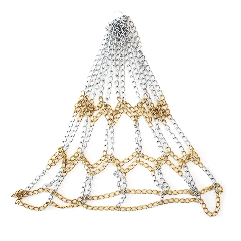 Баскетбольная Классическая стальная цепь баскетбольная сетка оцинкованная