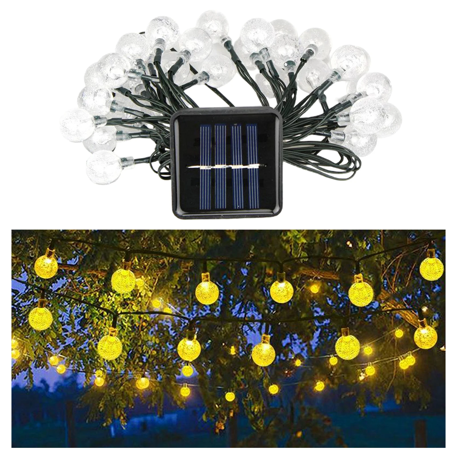 

Outdoor String Lights Solar Powered Hanging Lighting 30/100LED for Indoor