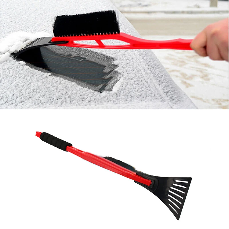 Скребок для льда 2 в 1 инструмент удаления снега щетка лопаты стекла лобового