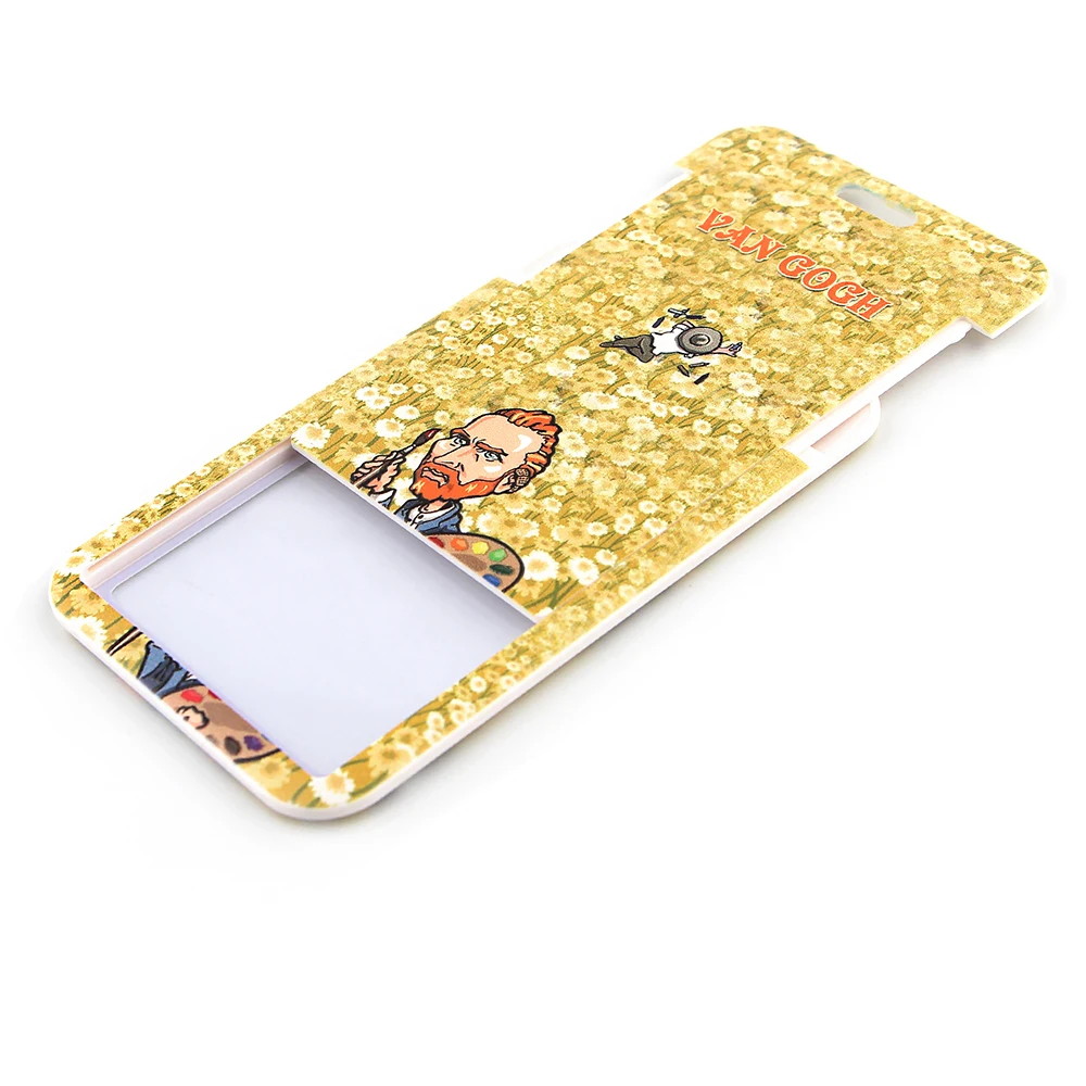 

LX456 Van Gogh Card Cover Mobile Phone Belt Keychain Cheetah Badge Camera USB Keychain Lanyard Neck Strap