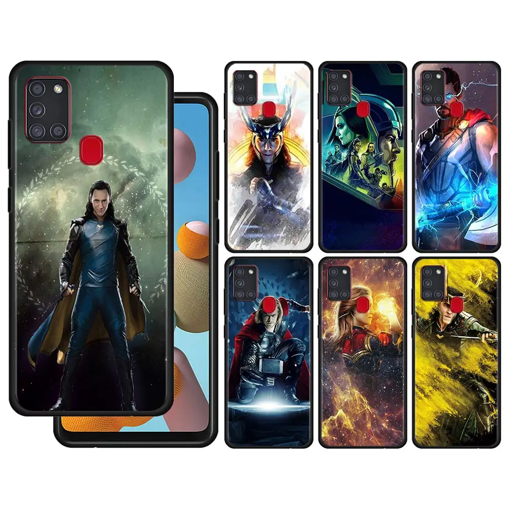

Phone Case For Samsung Galaxy A51 A12 A21s A71 A52 A31 A32 A02s A72 A11 A41 A22 A01 A02 A42 A21 F42 Coque Thor loki Marvel
