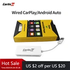 Автомобильный мультимедийный ключ Carlinkit, USB, для Android, iPhone, Android, белый