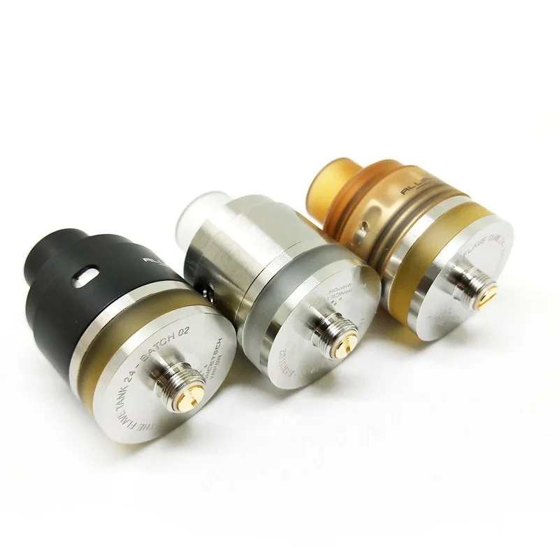 Flave 24 мм RDTA сменный бак 2 мл емкость Нижняя наполнение одной катушки BF контактный