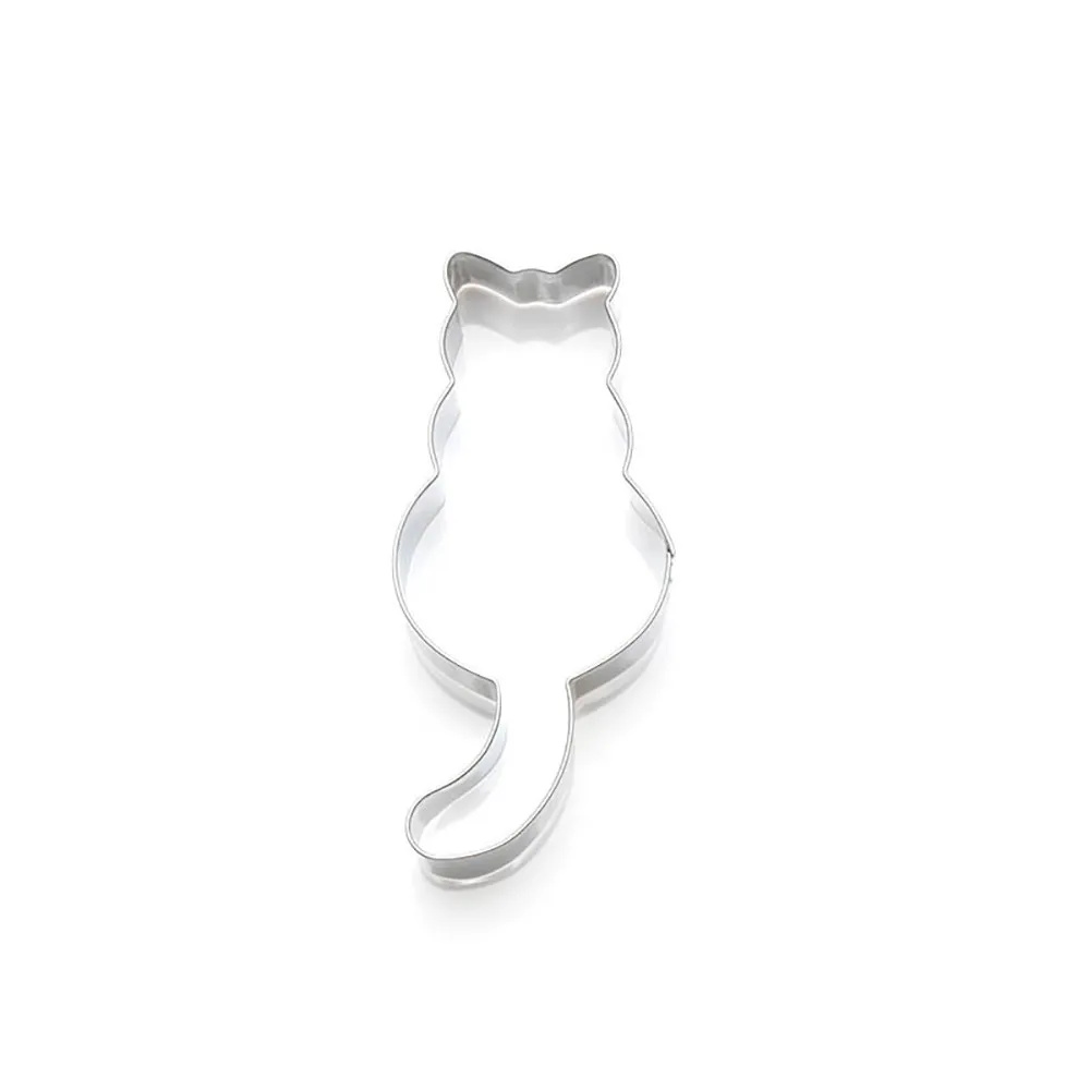 

#30 Cat Shaped Aluminium Mold Sugarcraft Cake Cookies Pastry Baking Cutter Mould Cute cake mold Molde de torta