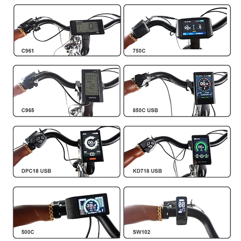 

Bafang48V 350W BBS02 Center Motor Mid Motor Kit with C961 display