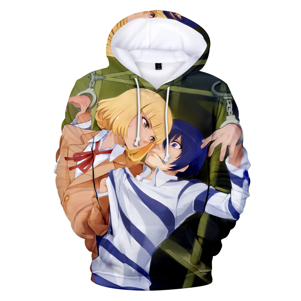 

Hip Hop Street Sweatshirt Hoody Pullover Prison School 3D Printing Sweatshirt Men and Women Fashion Couple Anime 3D Hoodies