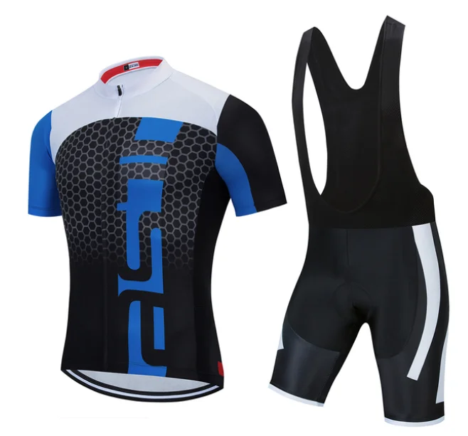 

Men's new outdoor cross-country mountain bike breathable and quick-drying short-sleeved cycling suit
