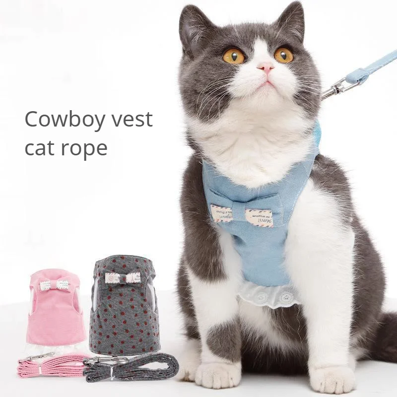 Для прогулок в кошку кошки тяговых канатов нагрудный ремень будет чувствовать