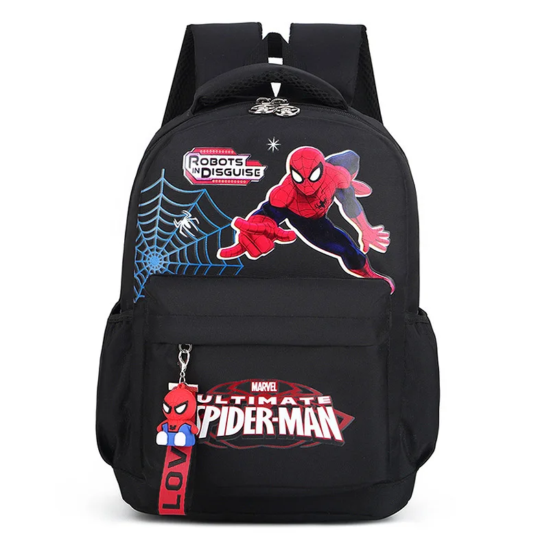Disney Cartoon Anime Children's School Bag 2021 New Cartoon Spiderman Kids Backpack Boys Girs Primary School Student Schoolbag