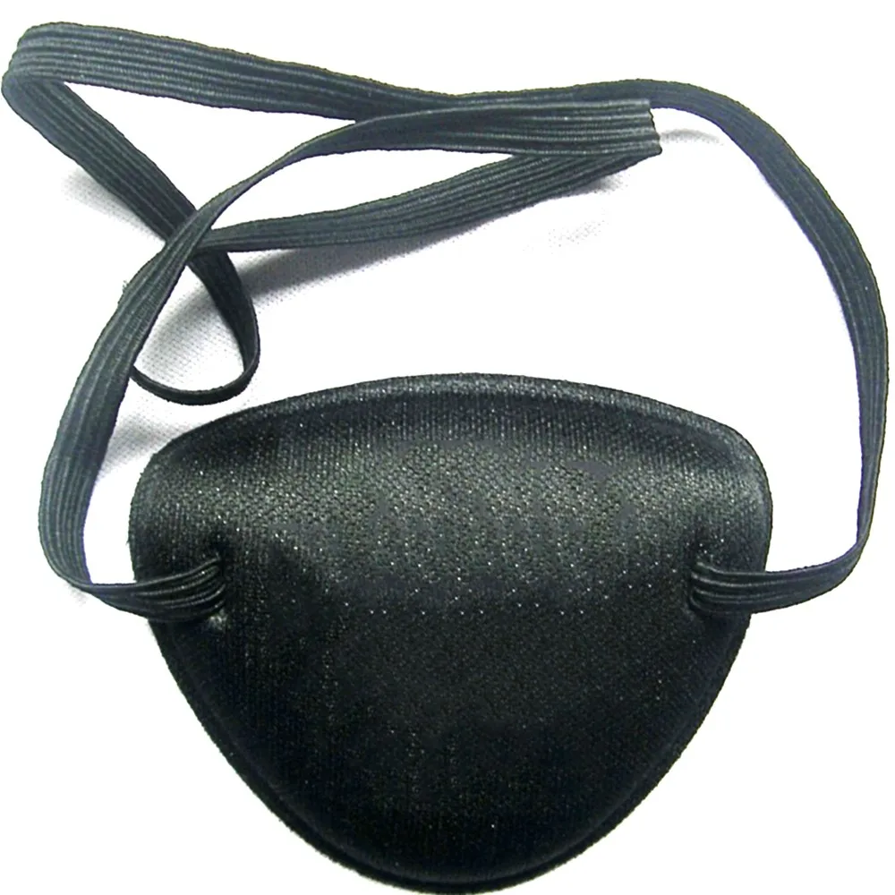 Унисекс Черные однотонные глазную повязку моющиеся Регулируемый портом мама