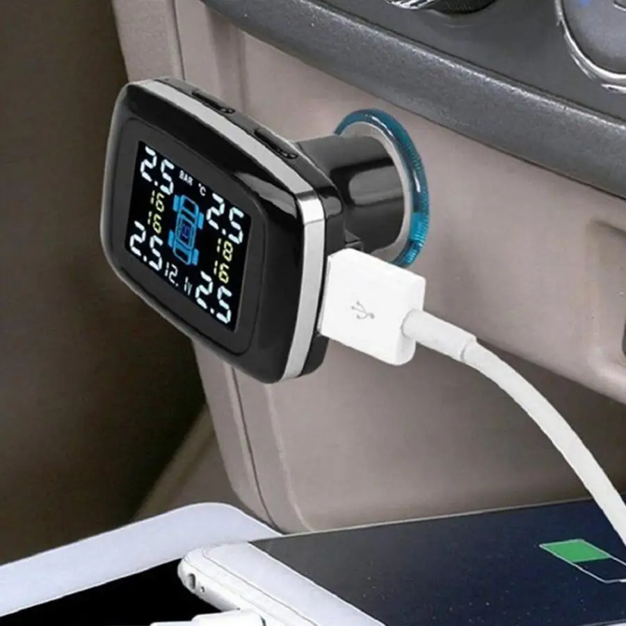 1 Набор автомобильная интеллектуальная система TPMS прикуриватель контроля