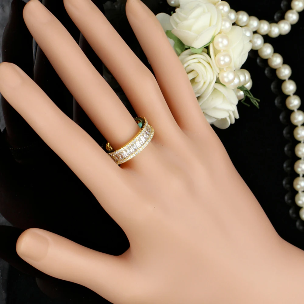 Модное Брендовое роскошное Женское Обручальное Кольцо ThreeGraces с фианитом в форме