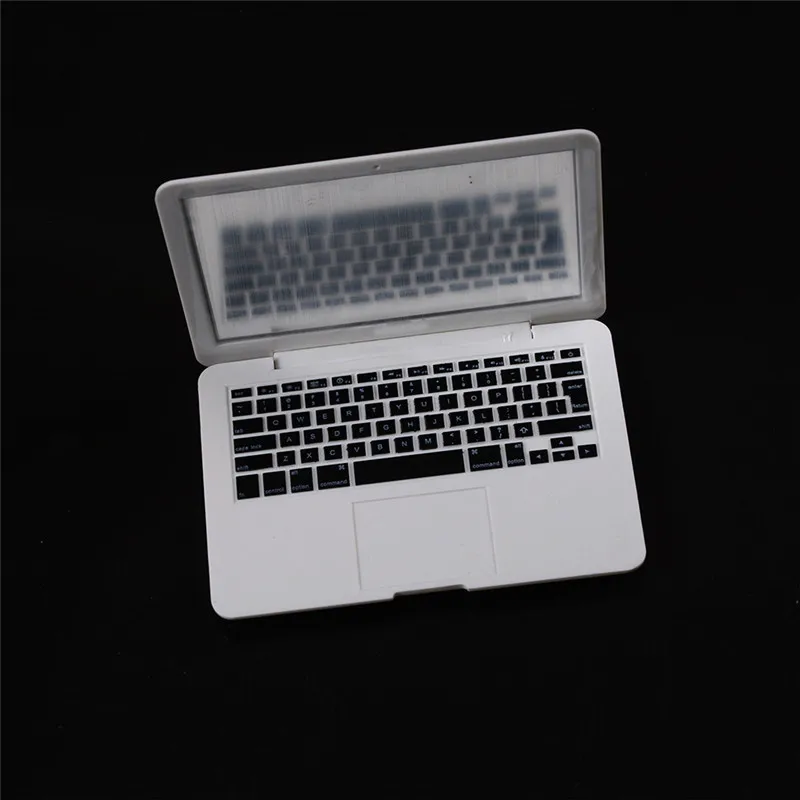 Портативное маленькое высококачественное мини-зеркало для макияжа Mac для ноутбука Apple Macbook в форме Air Apple, портативное творческое зеркало