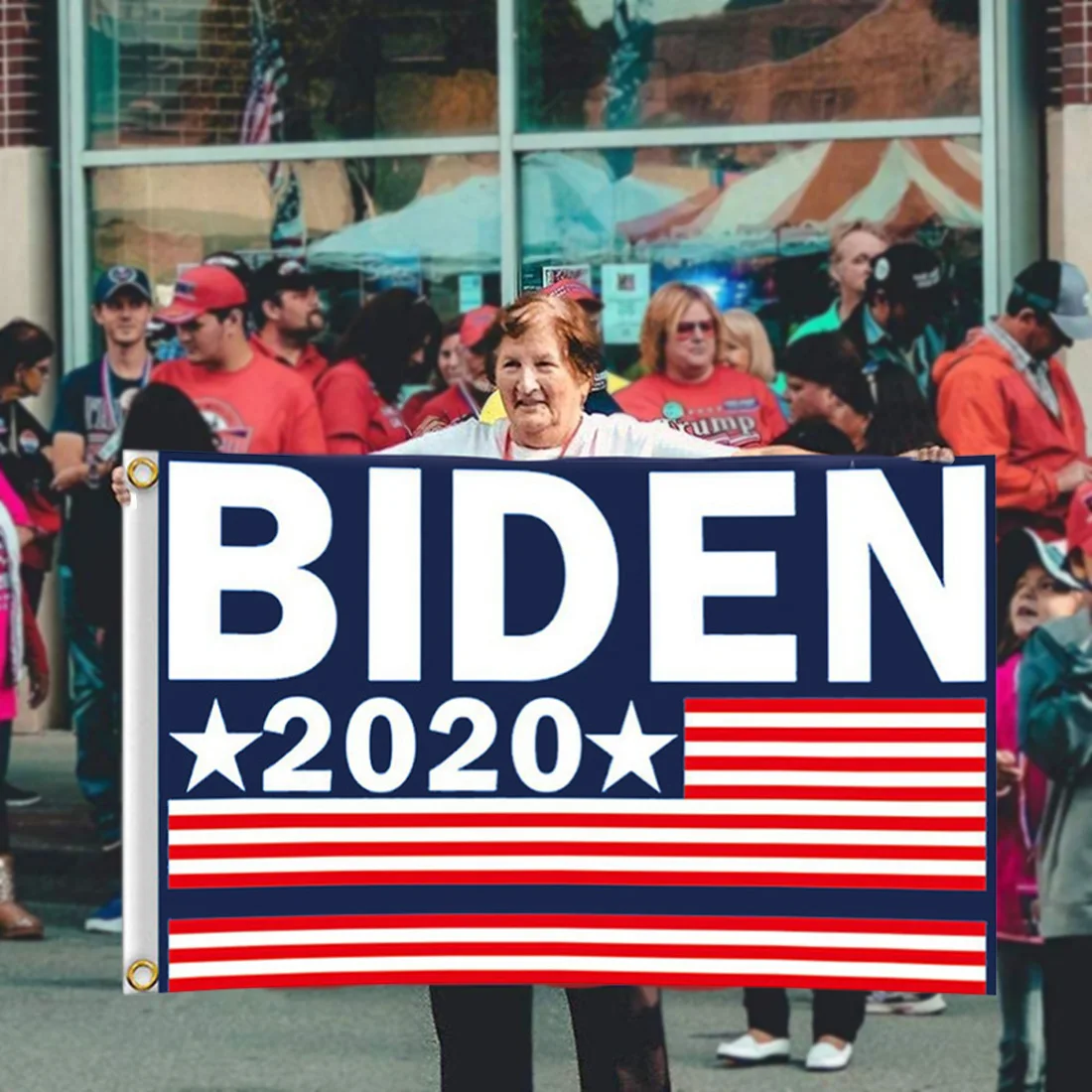 2020 год Байден Садовый флаг американский президент для выборов рекламный баннер