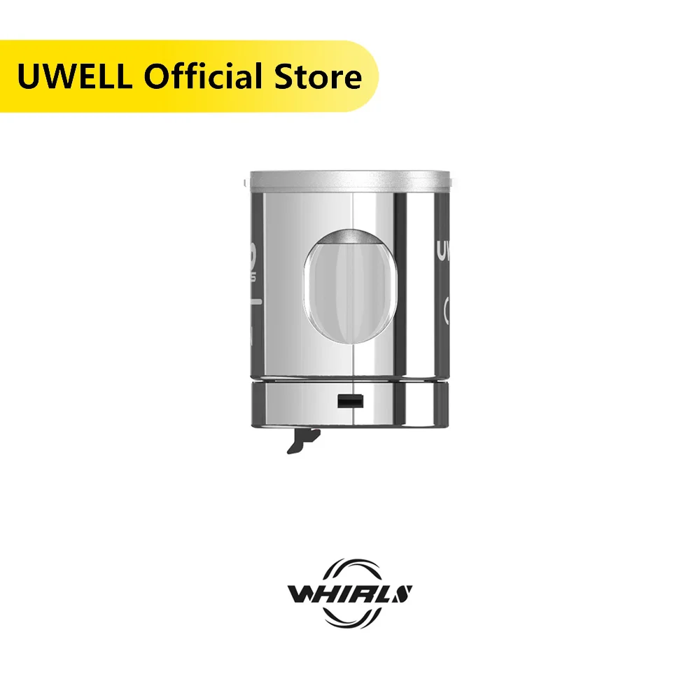 

UWELL 1 PCS/ PACK WHIRL S Tank Part 2ML Cartridge Fit FeCrAI UN2 Meshed-H 0.8ohm Coil Suitable For WHIRL S Starter Vape Kit