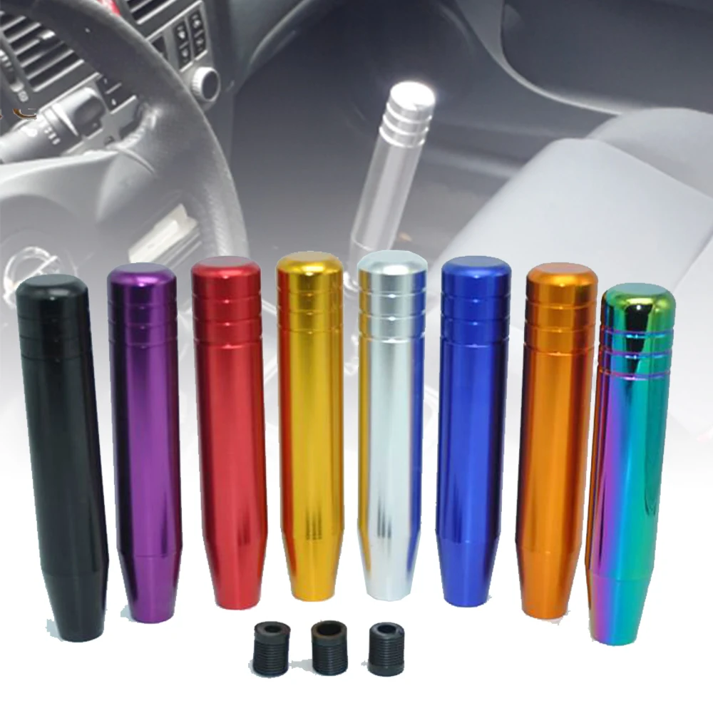 

JDM 18cm Length Universal Aluminum Gear Shift Knob Racing Car Shift Gear Knob