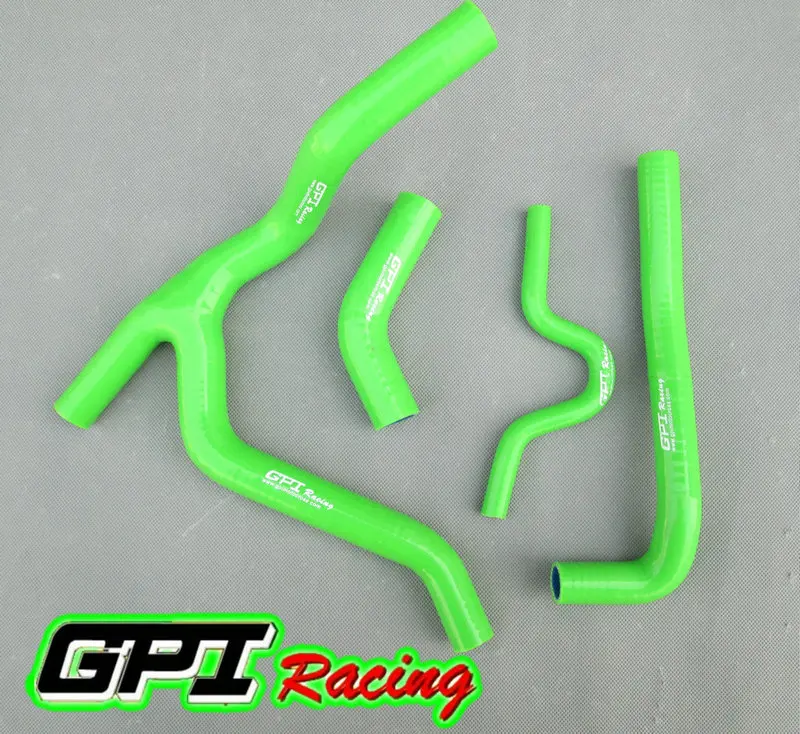 Для KAWASAKI KXF250 KXF 250 07 08 2007 2008 Y комплект Байк мотокросс силиконовый шланг радиатора