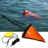 24 32 42 sea drogue anchor float marine kayak drift anchor 30ft rowing sock brake boat fishing canoe water sports troll