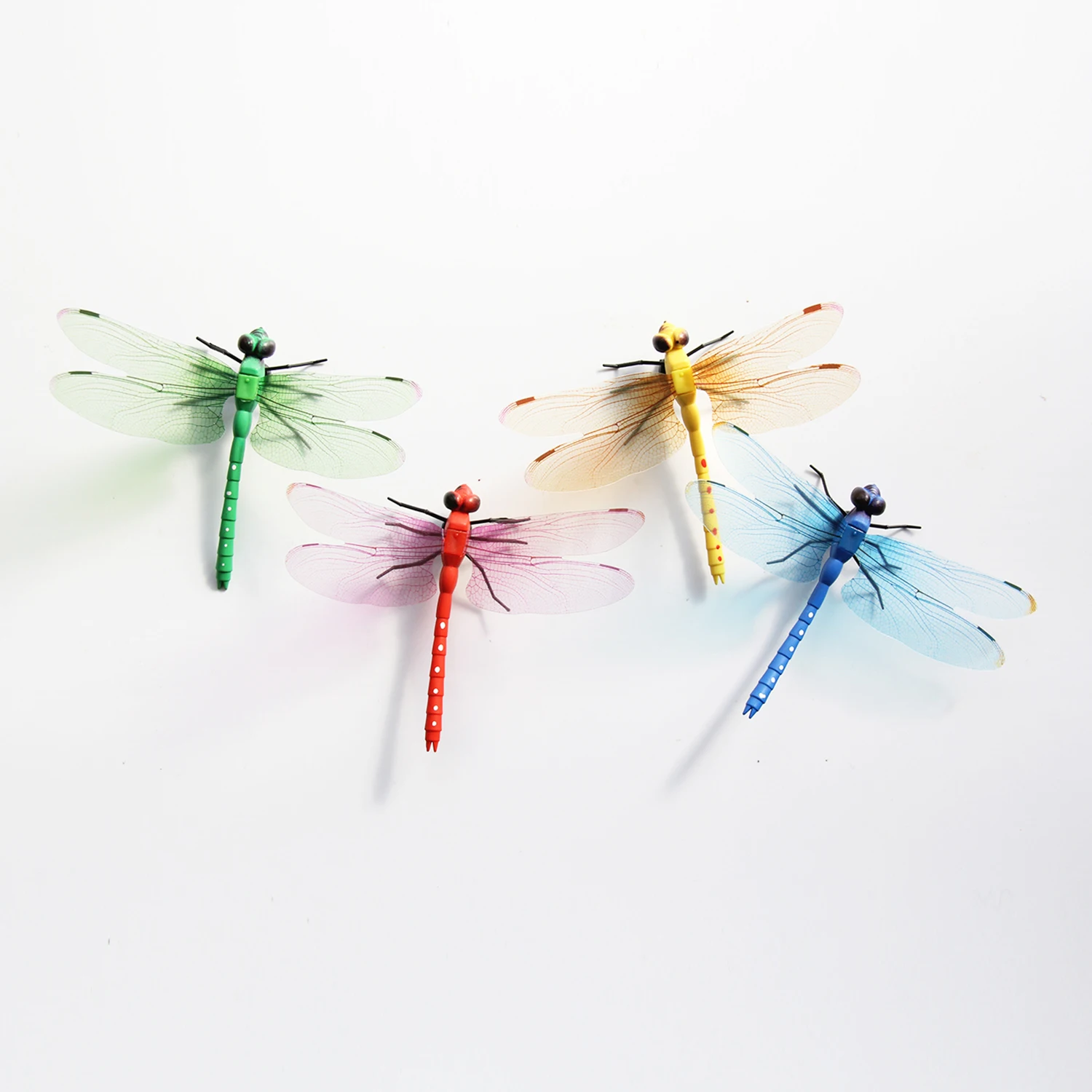 24 шт бабочки садовый ярд плантатор красочные причудливые колыбели украшения