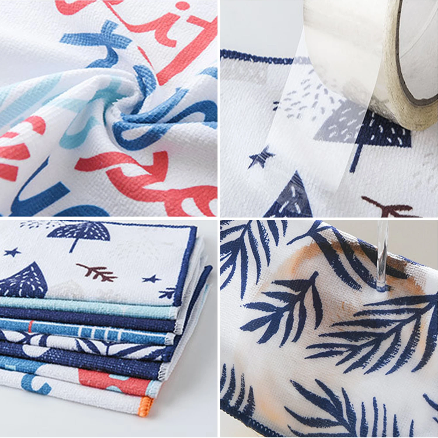 4 шт. кухонные салфетки для мытья посуды| |