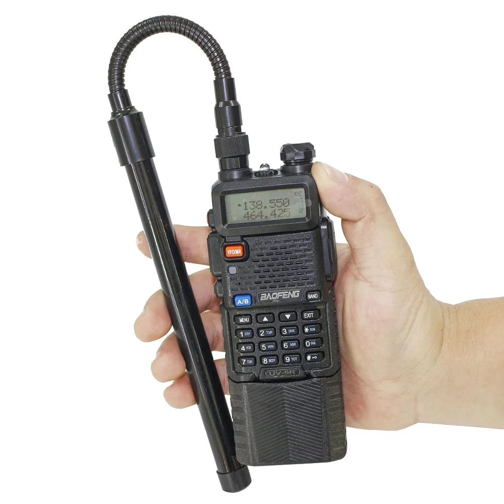 AR 148 тактическая антенна SMA Female Двухдиапазонная складная 50 ом гусиная