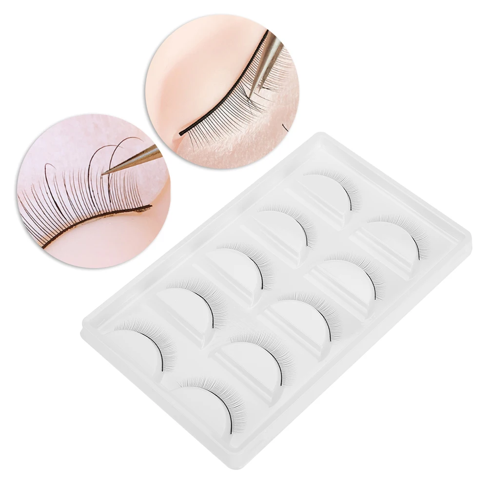 

5 Pairs False Eyelashes Nature Extension Training Lashes For Beginners Eyelash Extensions Beauty Salon Practice Makeup Tool