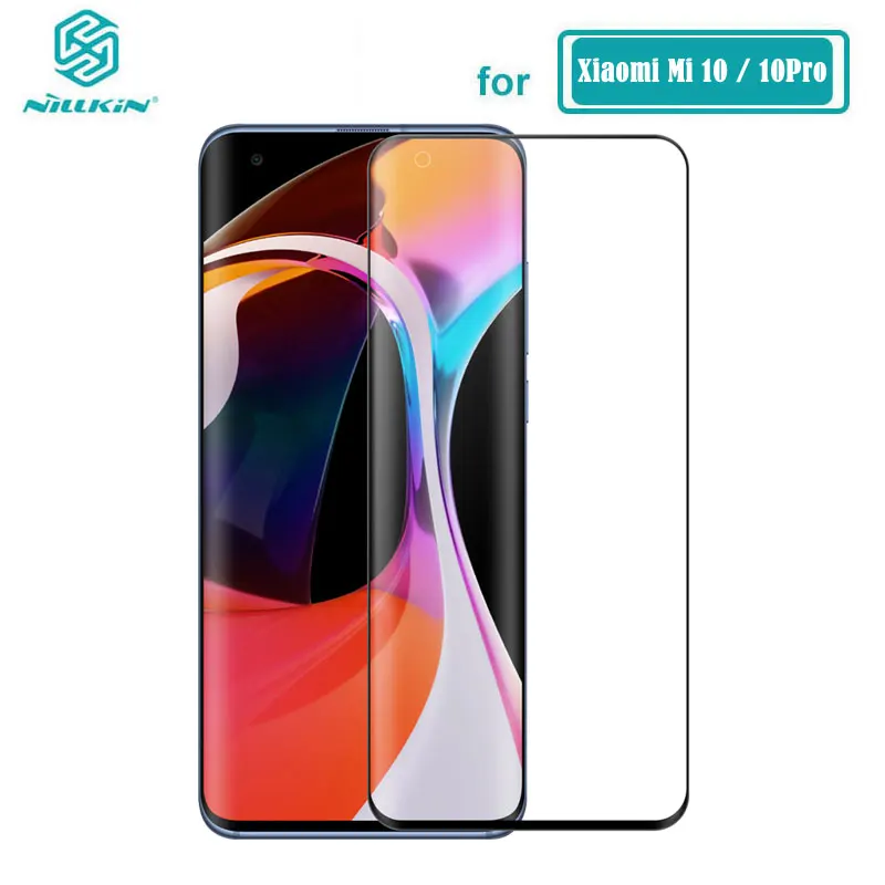 Закаленное стекло для Xiaomi Mi 10 Ultra Mi10 / Pro Nillkin 3D CP + Max полная Защита экрана