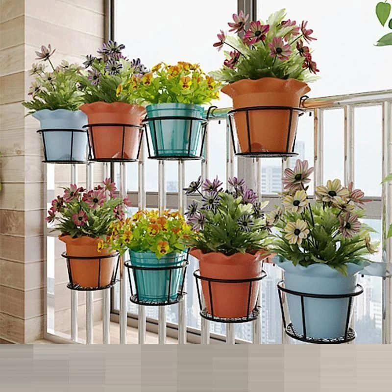 

Standaard Scaffali In Metallo A Ripiani Varanda Afscherming Metal Planten Rek Decoration Balkon Stand Balcon Balcony Plant Shelf