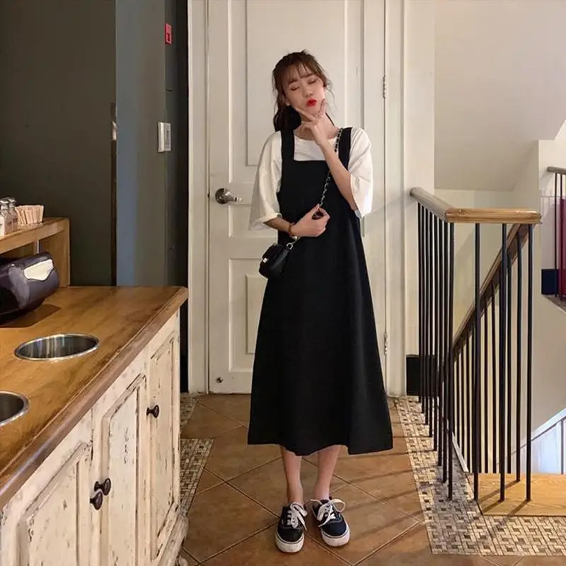 Женское платье на бретельках Yfashion летнее однотонное комбинезон без рукавов